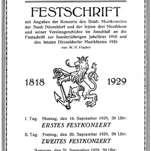 Festschrift und Chronikbuch
in Fortführung der Chronik von 1926
von W.H. Fischer.