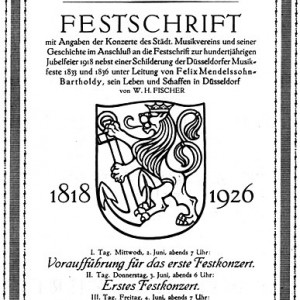 Festschrift und Chronikbuch
in Fortführung der Chronik von 1918
von W.H. Fischer.
