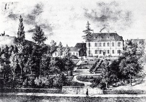 Die Anstalt zu Endenich um 1850-Zeichnung: Stadtarchiv Bonn (Schumann-Haus Endenich)
