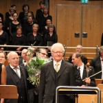25.10.2015: Verabschiedung von Reinhard Kaufmann nach der Mattinée des Verdi-Requiem.