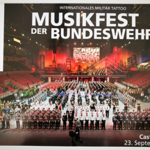 Musikfest der Bundeswehr: Alle Mitwirkenden und Helfer auf einem Bild