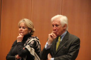 Gisa Berghof und Albert Michael Tilman, dem neuen Vorsitzender der Robert-Schumann-Gesellschaft Düsseldorf.
