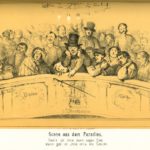 Innenansicht des Düsseldorfer Stadttheaters von Oswald Achenbach