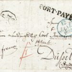 Umschlag eines Briefes von Mendelssohn an Immermann, 11. Januar 1832 aus Paris