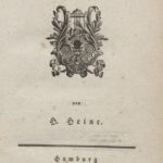 Titelseite von Heinrich Heines "Buch der Lieder" von 1827