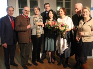 Eröffnung des 9. Tag der Archive im Hetjens-Museum Düsseldorf Familie Dr. Lohausen mit den Musikvereinsmitgliedern Georg Lauer, Udo Kasprowicz und den Künstlerinnen Rie Sakai und Carolina Rüegg.