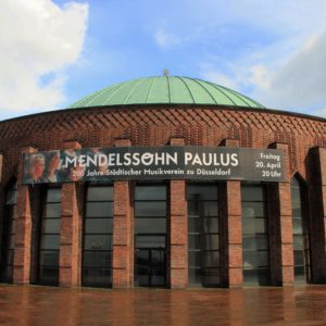 200 Jahre Musikverein (Banner zum Paulus-Festkonzert an der Tonhalle Düsseldorf)