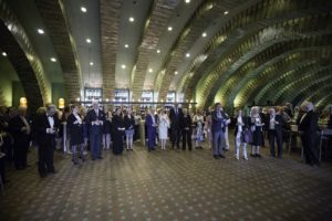 Mehr als 300 Gäste kamen zum Festakt vor dem "P'aulus"-Konzert ins "Grüne Gewölbe der Tonhalle Düsseldorf.