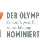 Das Logo für die nominierten zum Preis "Kinder zum Olymp", Preisverleihung am 10.7.2018 in Berlin durch den Herrn Bundespräsidenten Frank Walter Steinmeier und seine Gattin Elke Büdenbender.