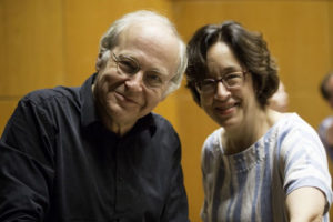 Adam Fischer und Chordirektorin Marieddy Rossetto bei der Klavierprobe © Diesner/Tonhalle