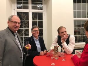 Festakt 200 Jahre Musikverein: MV-Vorstand v.l.n.r. Peter Kraus, Kristina Miltz, Martin Kampmann, Monika Egelhaaf
