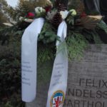Mendelssohn-Denkmal: 4.11.2018-Gedenken an den ehemaligen Musikdirektor am Mendelssohn-Denkmal