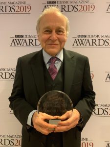 Adam Fischer mit dem BBC-Award (Foto: Stephanie_Fuchs)