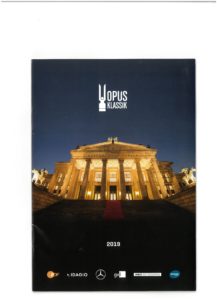 Opus Klassik 2019: Titelseite Programm