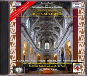 Missa Paris 1958 CD-Cover Titel