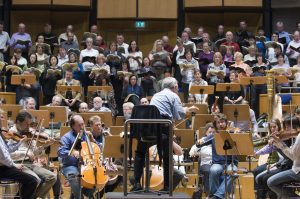 Bernhard Klee bei der Probe zu den "Faust-SAzenen" © Tonhalle Düsseldorf / Susanne Diesner Fotografie