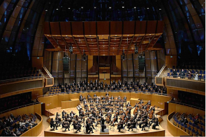 Januar 2022: Der Chor des Städtischen Musikvereins zu Düsseldorf in einer Corona-Minimalbesetzung