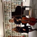 Eröffnung Schumann Haus Düsseldorf: Dank an die Künstlerin Vicoria Nava, Klavier und an den Künstler Klaudio Zoto, Violoncello