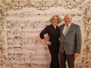 Eröffnung Schumann Haus: Ingrid Breuer, Assistentin der Direktorin, beim festlichen Abschlusskonzert des Eröffnungswochenendes mit Manfred Hill
