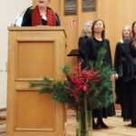Schumann-Haus Eröffnung: Direktorin Dr. Sabine Brenner-Wilczek begrüßt die Gäste zum Musikvereinskonzert