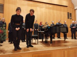Schumann-Haus Eröffnung: Julia Goldberg und Joscha Baltha, als Clara und Robert