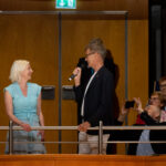 SingPause-Gästekonzert: Bürgermeister Josef Hinkel begrüßt seine Bürgermeisterkollegin Clara Gerlach