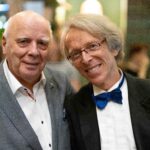 Ernst von Marschall mit Manfred Hill, einem Weggefährten über 35 Jahre in der Tonhalle Düsseldorf