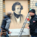 Mendelssohn Plakate in Arbeit - Inge Sauer