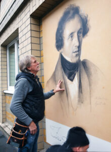 Mendelssohn Plakate in Arbeit - Inge Sauer